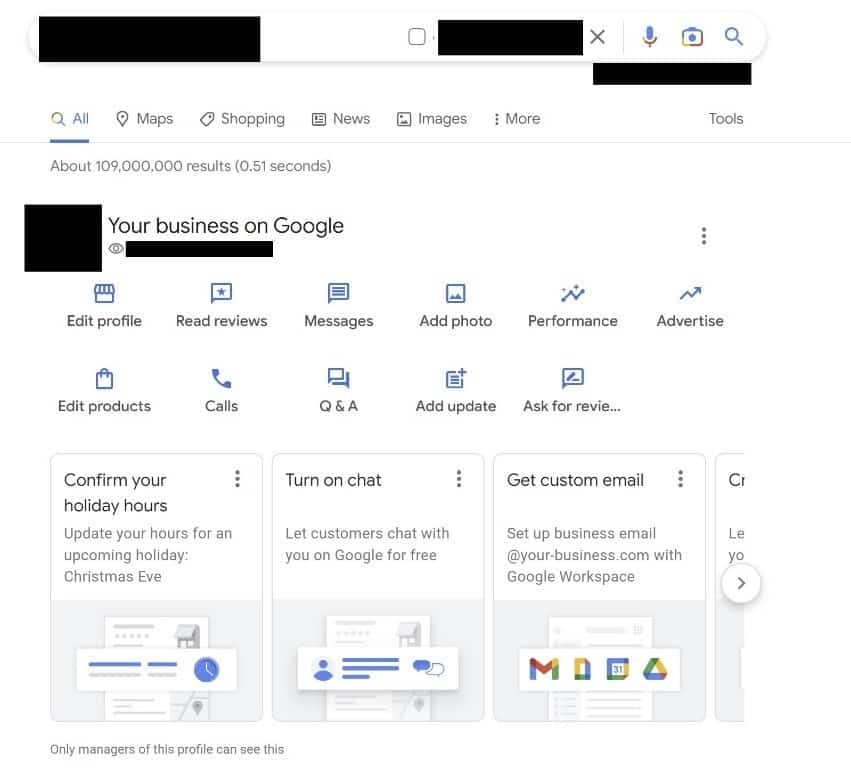 Google Business Profile – how to edit profile